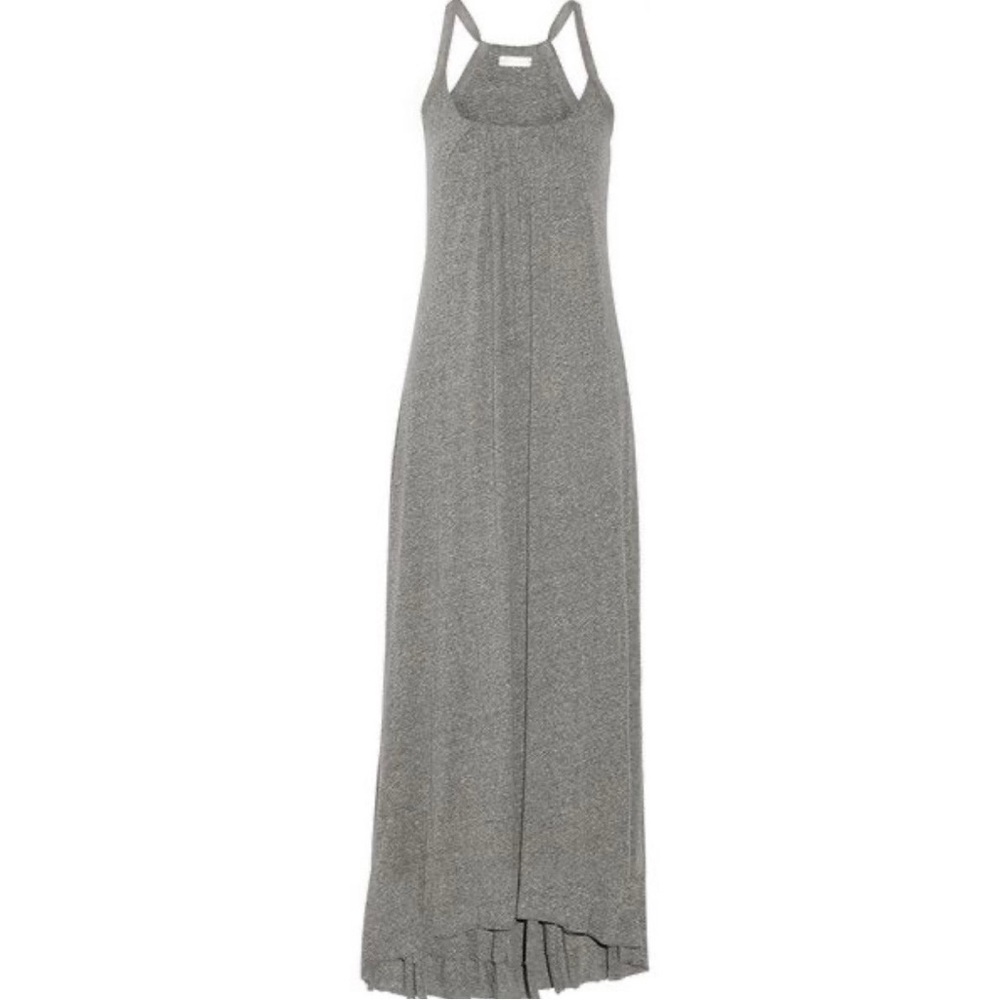 AG Adriano Goldschmeid Gray Jersey Maxi Dress